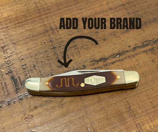 Engraved 18 OT Old Timer Mighty Mite Pocket Knife