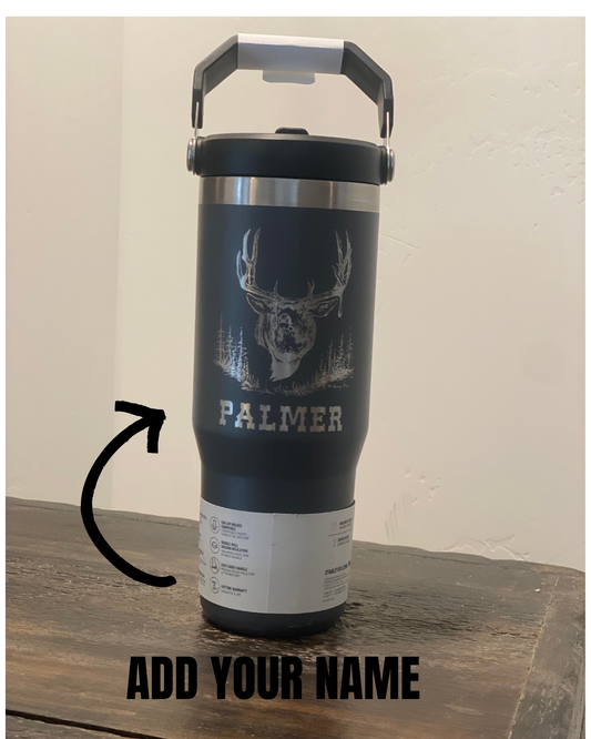 Custom Deer Stanley/Hydrojug Tumbler
